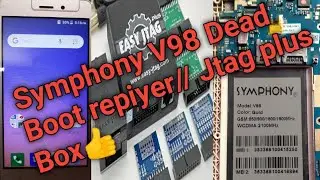Symphony V98 Dead Boot Repair // Emmc change Jtag plus