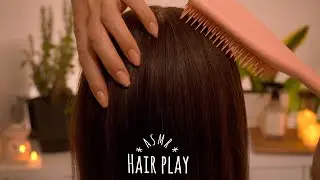 [ASMR] Sleep Therapy | Relaxing Hair Play & Brushing | No Talking