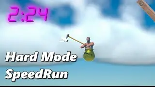 Getting Over It Hard Mode SpeedRun In 