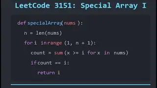 Special Array I - Leetcode 3151 - Python (Hindi)