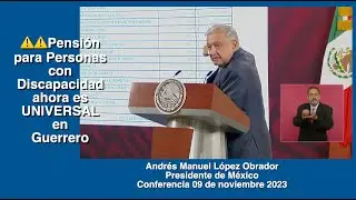 ❗️Atención❗️Guerrero ahora tiene pensión Universal para personas con Discapacidad. Apoyos suben!