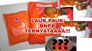 REVIEW LAUK PAUK DARI BNPB | RASANYA GINI AMATT YAAA...