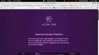 how to install atom IDE in kali llinux, ubuntu, debian