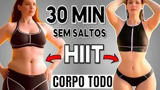 30 Min Full Body HIIT Cardio Wolkout 🔥 Low impact, No Jumping, At Home [NO REPEAT]