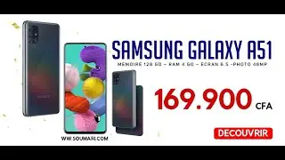 SOUMARI.COM -  Samsung Galaxy A51 - Memoire 128 Go - Ram 4 Go - Ecran 6.5