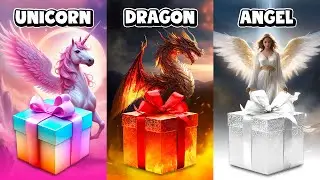 Choose Your Gift! 🎁 Unicorn, Dragon or Angel 🦄🌈🐲👼