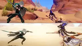 Cyno vs Al-Haitham in 3D and 2D | Genshin Impact