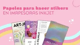 Papel autoadhesivo STIKERS para impresoras INKJET