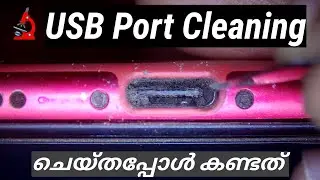 How To Clean USB C Port Under The Microscope Fix Xiaomi Redmi A2 not charging iMobiles  (malayalam)