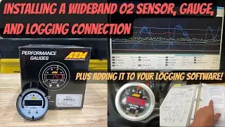 Installing a Wideband O2 Sensor, Gauge, and Logging Connection!