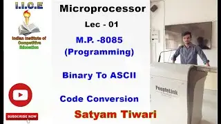 Microprocessor Programming | Binary To ASCII | M.P. - 8085 | Assembly programming | Code Conversion