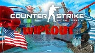 WIPEOUT FUNNY MOMENTS [CSGO CUSTOM GAMES]