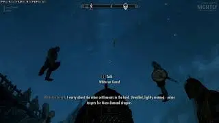 There's something odd about Skyrim together