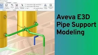 Aveva E3D Pipe Support Modeling Tutorial for Beginners Ex-1