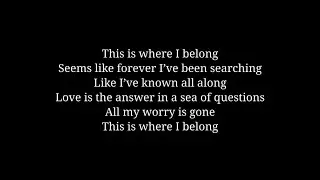 Kevin Quinn - Where I belong | lyrics