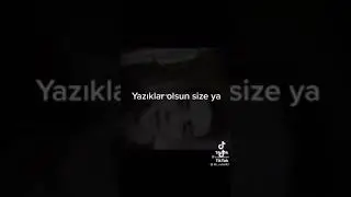 Yazıklar olsun size