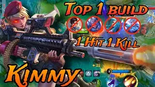 New Kimmy Best Build and Emblem | 1 Short Build - Mr.Vannet