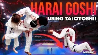 HARAI GOSHI using Tai otoshi | JUDO