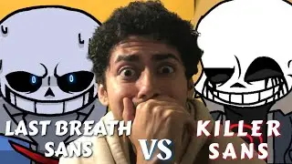 VOICE ACTING IN UNDERTALE FIGHT!? | LastBreath!Sans VS Killer!Sans (REMASTERED) REACTION!