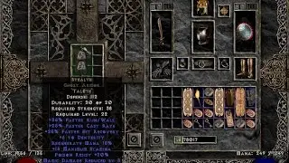 Diablo 2 Making A Stealth In A Ghost Armor (Example)
