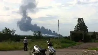 Срочно! В Торезе российские террористы сбили пассажирский самолет 17.07.2014