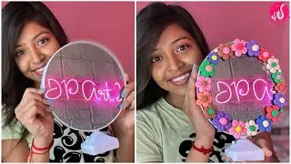 Easy And Beautiful Clay mirror Art || Clay Art || Mirror Decor with Clay || Easy Craft