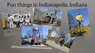 Some sites in Indianapolis - Kiss kittens - Paul Bunyan - Pink Elephant - and some other sites