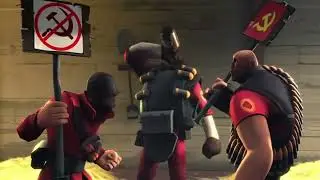 [TF2] Пулемётчик  -  коммунист но в 3D (Дубляж, RUS)