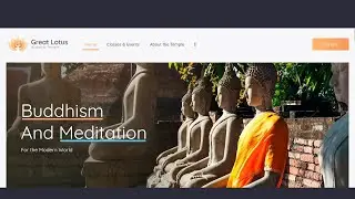 website presentaion for temple org.