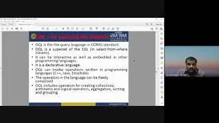 Concepts of object query language (OQL)