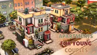 Квартиры для молодых пар Симс 4 | Строительство | Apartments for young couples The Sims 4 | NO CC