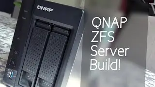 I Unofficially Installed ZFS onto a QNAP for Backing Up! (Server Build Vlog)