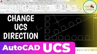User coordinate System in Autocad | Autocad UCS | change the direction of UCS in AutoCAD
