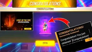FREE FIRE LIGHT UP THE FIRE MUSIC REDEEM CODE || BUNNY BUNDLE REDEEM CODE ? NEW REDEEM CODE