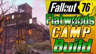 Flatwoods Bridge Home! - FIRST Fallout 76 CAMP BUILD