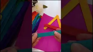 .Ideas/making a phone base from colored wood sticks in the most beautiful and easiest way