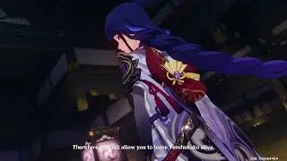 Genshin Impact - RAIDEN SHOGUN BAAL KILLS LA SIGNORA (Cutscene)