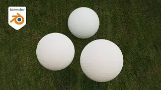 Create Golf Balls In Blender | Blender Tutorial