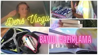 DERS VLOGU + BAVUL HAZIRLAMA || Çekiliş Sonucu