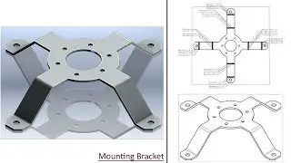 Mounting Bracket through Sheet Metal || Siemens NX Tutorial