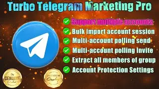 Turbo Telegram Makreting Pro-Multiple accounts 