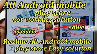 Google Play Store Not Working problem solve 100% / internet connection Retry Error in Play Store100%