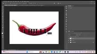Add Text into Image in Photoshop | 