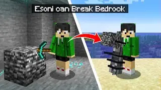 Minecraft But Esoni Can Mine Bedrock | TAROPA VILLAGE (Tagalog)