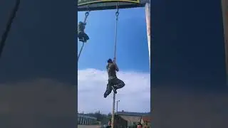How to climb a rope in the Military