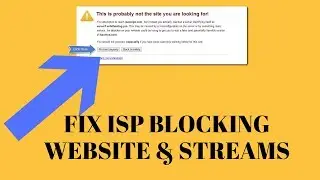 HOW TO FIX ISP BLOCKING WEBSITES AND KODI STREAMS (REMOVE UK ISP BLOCK AND REMOVE US ISP BLOCK)