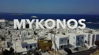 Mykonos, Greece - Drone Footage - Bird's Eye View