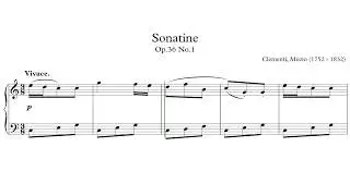 Clementi Sonatine Op. 36 No.1 3악장ㅣSheet Musicㅣ