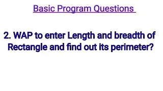 C program to find out perimeter of a rectangle? 