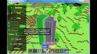 Minecraft Tips: MCEdit Clone Tool and FIll Tool Basics